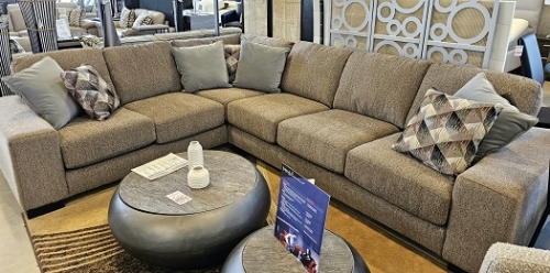 6053S  RHF 1 arm Sofa w/ LHF Sofa Section